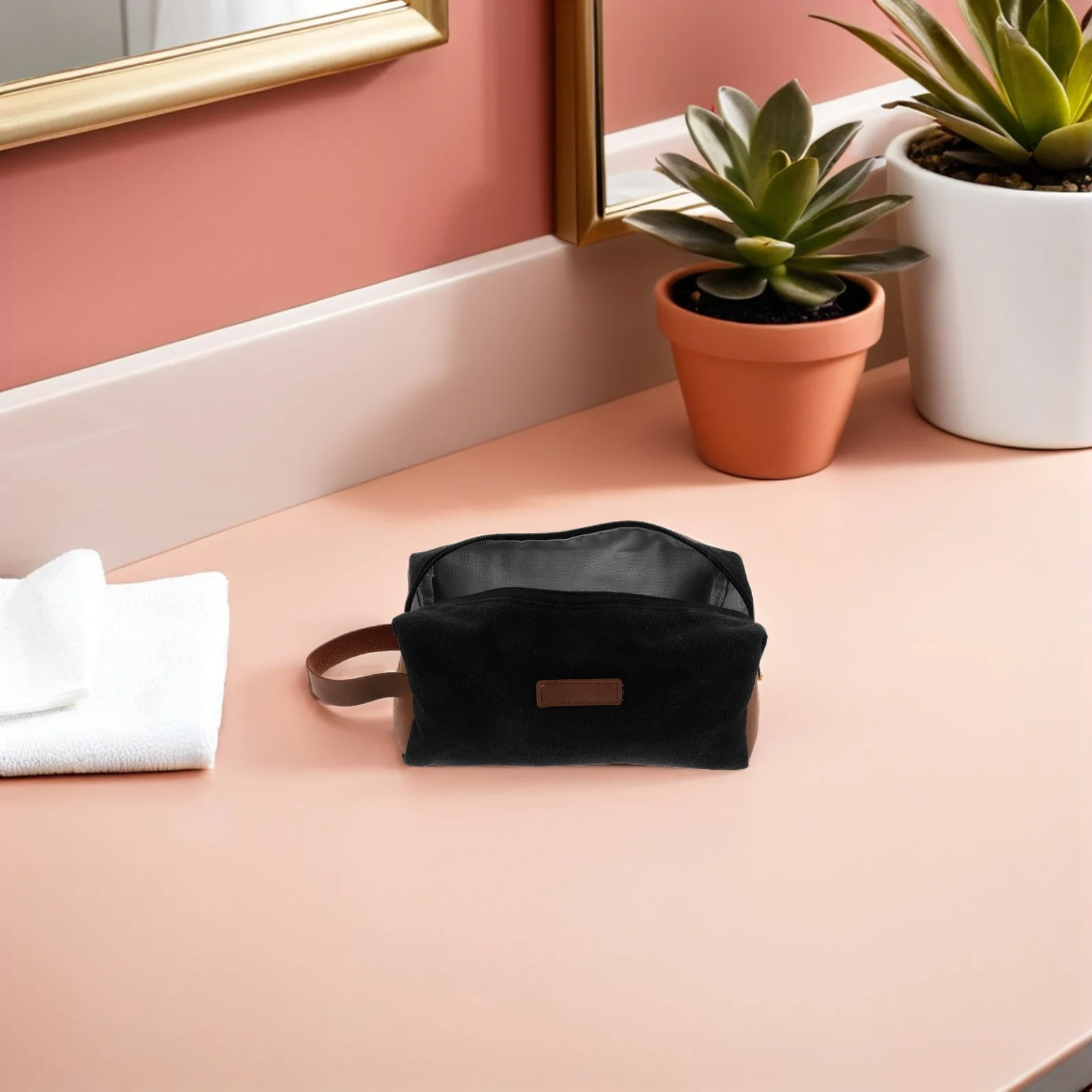 Men's Canvas Travel Toiletry Bag Black Large Capacity Minimalist Portable Organizer for Business Outdoor Trips Travel Makeup 
Men's Canvas Travel Toiletry Bag Black Large Capacity Minimalist Portable Organizer for Business Outdoor Trips Travel Makeup