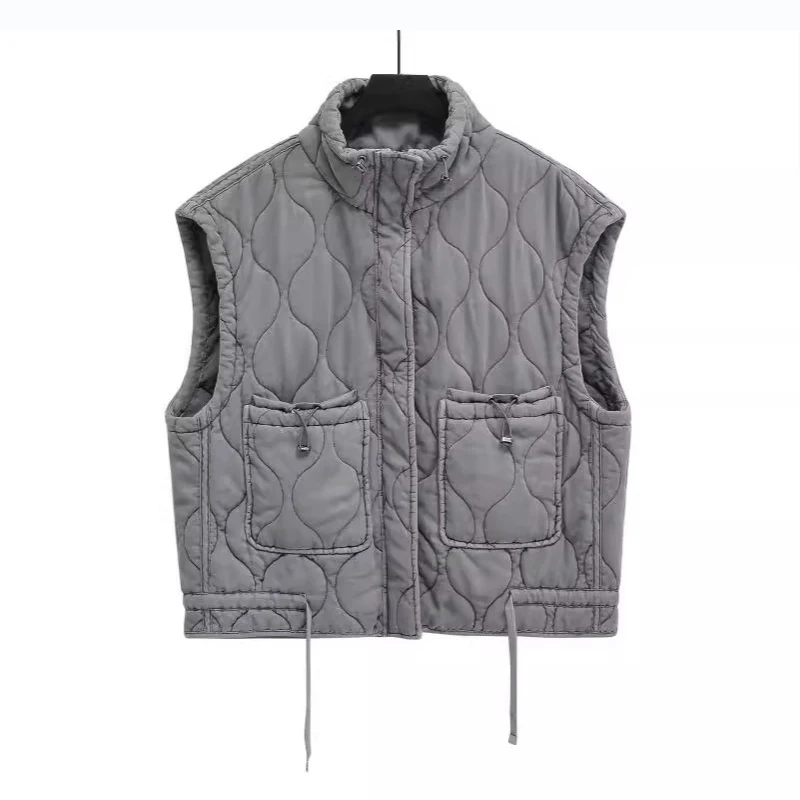 Женский хлопковый жилет, осенне-зимняя модная свободная куртка без рукавов, кардиган, винтажный элегантный женский жилет на молнии с воротником-стойкой
Женский хлопковый жилет, осенне-зимняя модная свободная куртка без рукавов, кардиган, винтажный элегантный женский жилет на молнии с воротником-стойкой