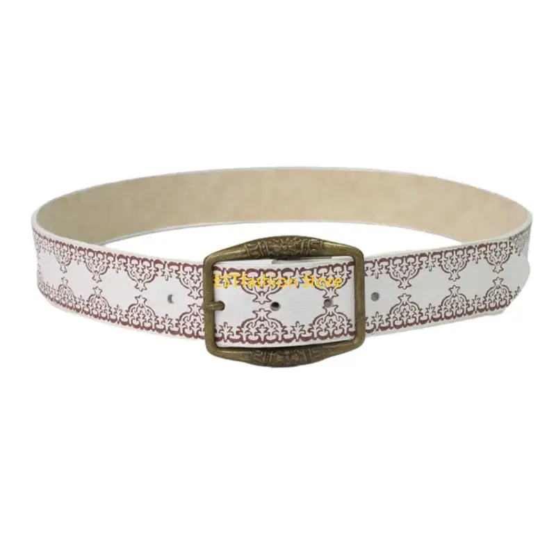 Y5GC женский античный бронзовый ремень с пряжкой, регулируемый ремень в стиле ретро с тиснением, поясной ремень из искусственной
Y5GC женский античный бронзовый ремень с пряжкой, регулируемый ремень в стиле ретро с тиснением, поясной ремень из искусственной