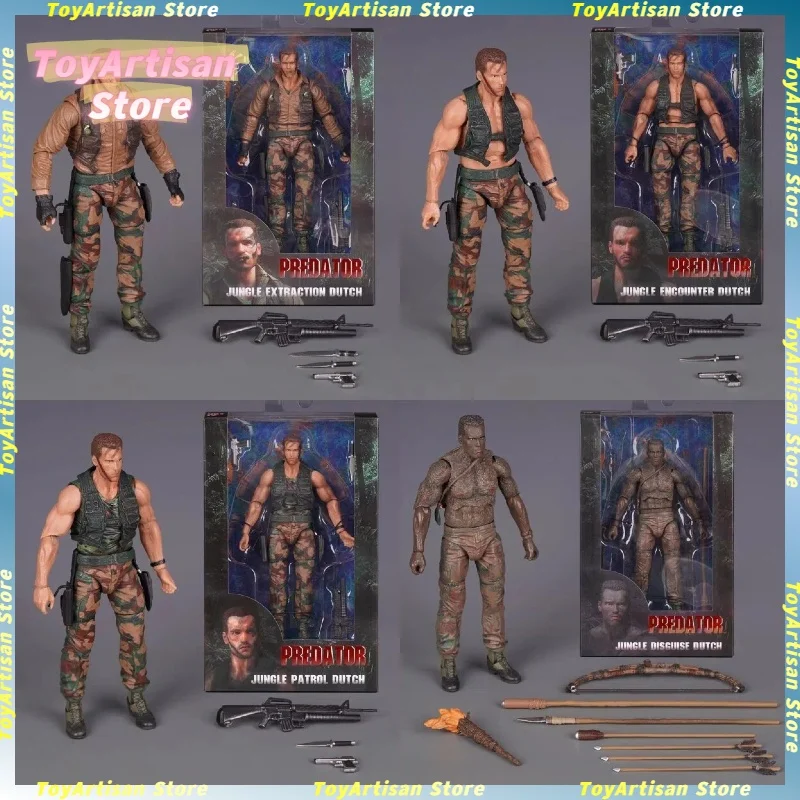 NECA Predator Jungle Extraction Dutch 7 Inch Scale Action Figure 30th Anniversary Collectible Arnold Schwarzenegger Model Toy
NECA Predator Jungle Extraction Dutch 7 Inch Scale Action Figure 30th Anniversary Collectible Arnold Schwarzenegger Model Toy