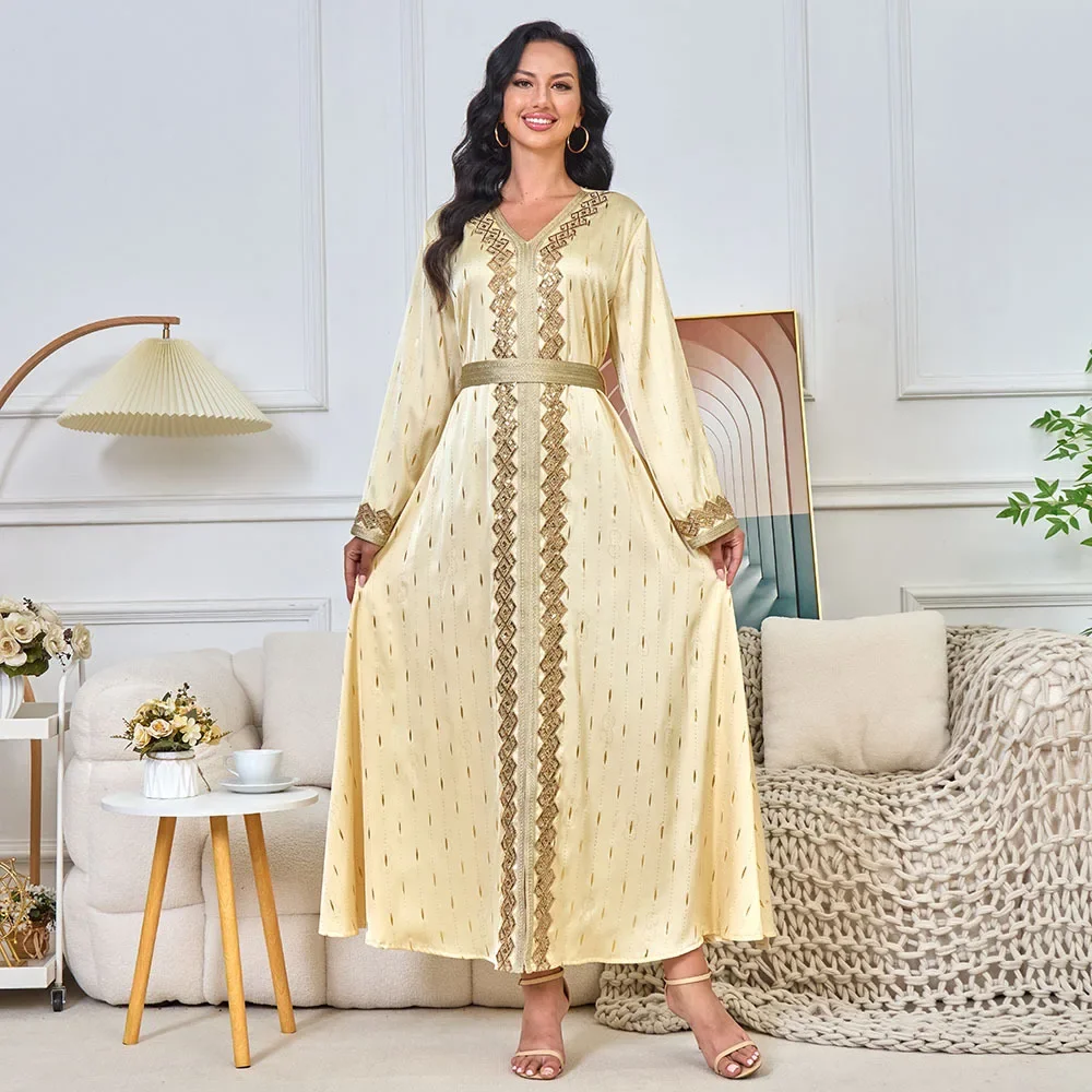 New Vintage Long Sleeve Muslim Dress Women Elegant Dress for Women Kaftan Dubai Abaya Casual Kaftan Femme Musulman Women Clothes
New Vintage Long Sleeve Muslim Dress Women Elegant Dress for Women Kaftan Dubai Abaya Casual Kaftan Femme Musulman Women Clothes