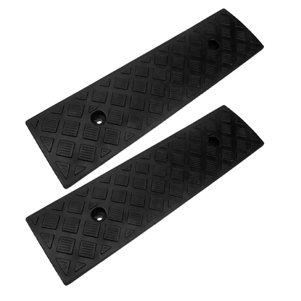 2PCS Rubber Plastic Ramps for Car Motorcycle Wheelchair Indoor Outdoor Use Antislip Driveway Garage Lawn Slope Transition
2PCS Rubber Plastic Ramps for Car Motorcycle Wheelchair Indoor Outdoor Use Antislip Driveway Garage Lawn Slope Transition