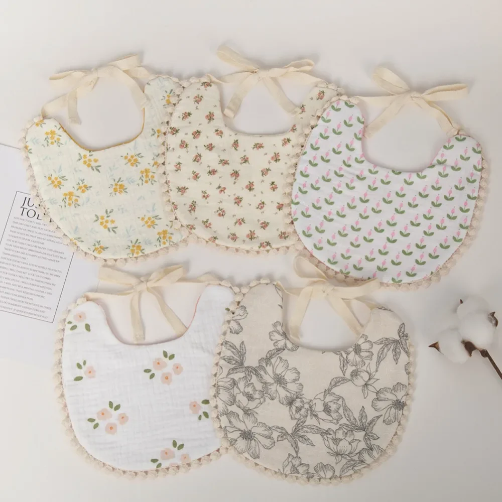 Muslin Cotton Baby Boys Girls Bibs Double Side Flower Rainbow Print Saliva Towel Infant Feeding Burp Cloth Kids Adjustable Scarf
Muslin Cotton Baby Boys Girls Bibs Double Side Flower Rainbow Print Saliva Towel Infant Feeding Burp Cloth Kids Adjustable Scarf