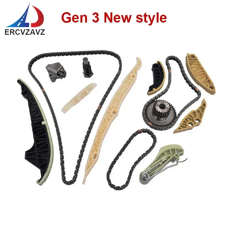 13pcs Engine Timing Chain Kit 06K109158A 06H109467L for Audi A4 A5 Q5 VW Passat 2.0T 2015-2020 CNCD CNCE EA888 Gen3 New style
13pcs Engine Timing Chain Kit 06K109158A 06H109467L for Audi A4 A5 Q5 VW Passat 2.0T 2015-2020 CNCD CNCE EA888 Gen3 New style