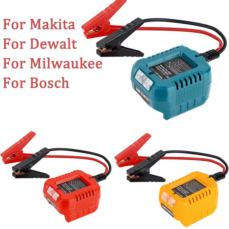 Зарядное устройство для перемычек для Dewalt/Makita/Milwaukee/Bosch, 18 В, литий-ионный аккумулятор, 11AWG, усилительный кабель для аккумулятора для автомобиля
Зарядное устройство для перемычек для Dewalt/Makita/Milwaukee/Bosch, 18 В, литий-ионный аккумулятор, 11AWG, усилительный кабель для аккумулятора для автомобиля