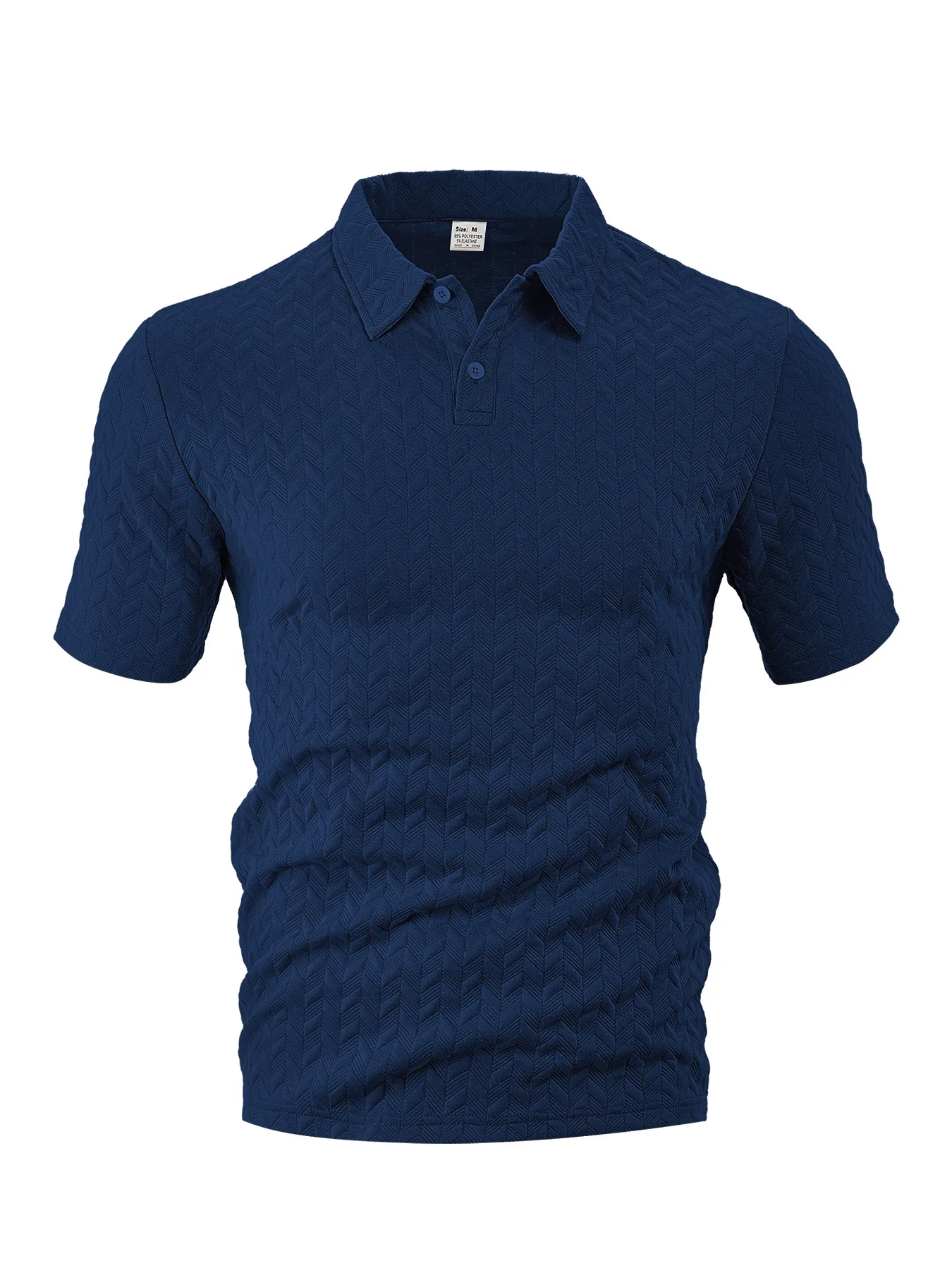 Men's European and American summer thin breathable sweat-wicking loose casual jacquard fabric men's short-sleeved Polo shirt
Men's European and American summer thin breathable sweat-wicking loose casual jacquard fabric men's short-sleeved Polo shirt