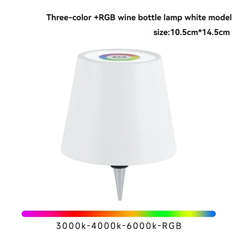 ABUL-2X Беспроводная лампа для бутылок с режимами RGB и 3-цветная бутылка с бесступенчатым затемнением, абажур, перезаряжаемые фонари для бутылок для баров A
ABUL-2X Беспроводная лампа для бутылок с режимами RGB и 3-цветная бутылка с бесступенчатым затемнением, абажур, перезаряжаемые фонари для бутылок для баров A