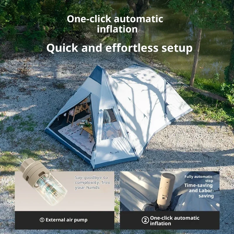 SHAN YUE автоматическая надувная палатка с защитой от бурения, ночное оборудование, полный комплект для одного комнаты, кемпинга, кемпинга
SHAN YUE автоматическая надувная палатка с защитой от бурения, ночное оборудование, полный комплект для одного комнаты, кемпинга, кемпинга