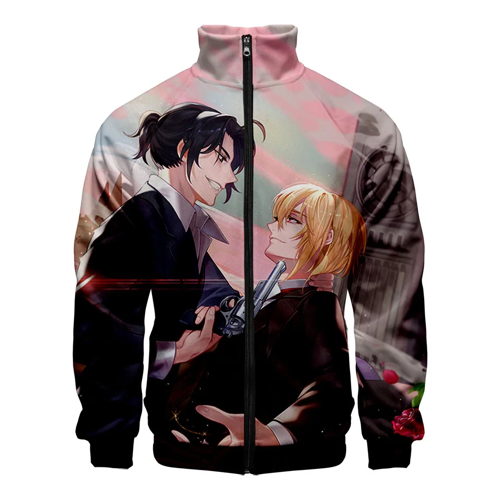 Moriarty The Patriot 3D Print Men's Jackets Harajuku Cardigan Stand Collar Zipper Baseball Jacket Outerwear Casual Sportswear
Moriarty The Patriot 3D Print Men's Jackets Harajuku Cardigan Stand Collar Zipper Baseball Jacket Outerwear Casual Sportswear