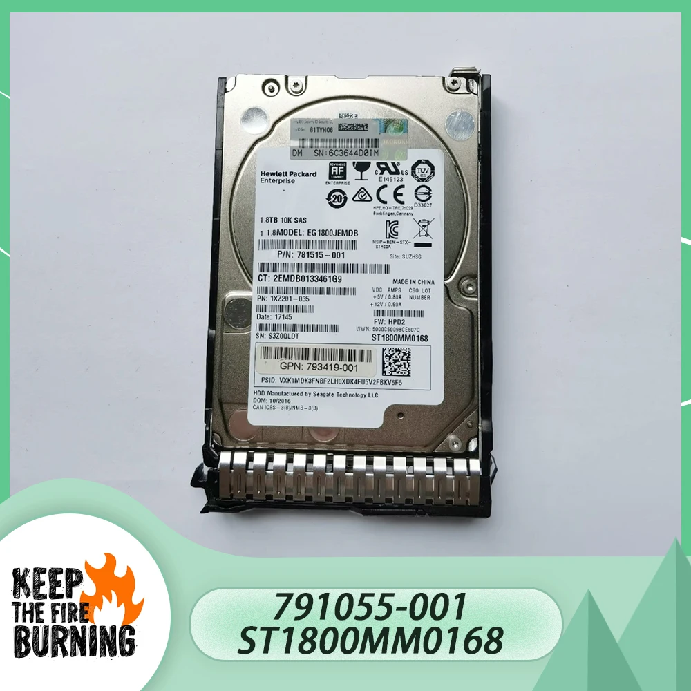 Жесткий диск для сервера DELL HDD 1,8 ТБ 1,8 T 10K SAS 12 Гб 2,5 дюйма 791055-001 ST1800MM0168
Жесткий диск для сервера DELL HDD 1,8 ТБ 1,8 T 10K SAS 12 Гб 2,5 дюйма 791055-001 ST1800MM0168