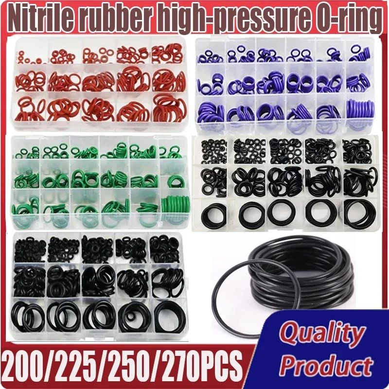 O-Ring Assortment Kit Set Nitrile Rubber High Pressure O-Rings Sealing Kit for Plumbing Automotive and Faucet Repair O-Rings
O-Ring Assortment Kit Set Nitrile Rubber High Pressure O-Rings Sealing Kit for Plumbing Automotive and Faucet Repair O-Rings