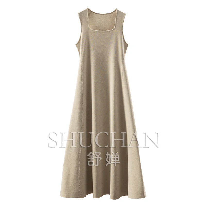 2025 Elegant Square Neck Sleeveless Vest Knitted Dress Women 03C8 Vestidos De Mujer Maxi Dresses for Women
2025 Elegant Square Neck Sleeveless Vest Knitted Dress Women 03C8 Vestidos De Mujer Maxi Dresses for Women