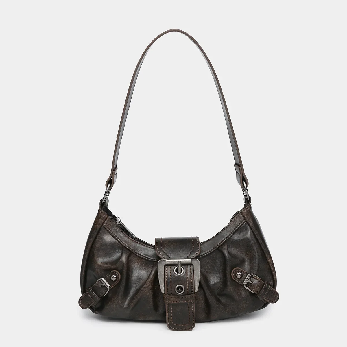 Vintage armpit bag for women Shoulder bags small pu leather Rivet Designer Messenger bags Y2K ladies Handbag bolsas WT706
Vintage armpit bag for women Shoulder bags small pu leather Rivet Designer Messenger bags Y2K ladies Handbag bolsas WT706