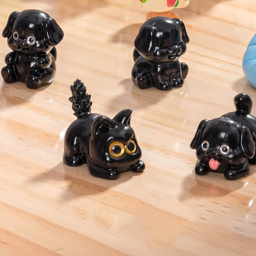 12 шт., черные мини-смоляные скульптуры для собак и кошек, реалистичные статуи котенка, щенка, сказочные садовые аксессуары, террариум «сделай сам», Хэллоуин
12 шт., черные мини-смоляные скульптуры для собак и кошек, реалистичные статуи котенка, щенка, сказочные садовые аксессуары, террариум «сделай сам», Хэллоуин