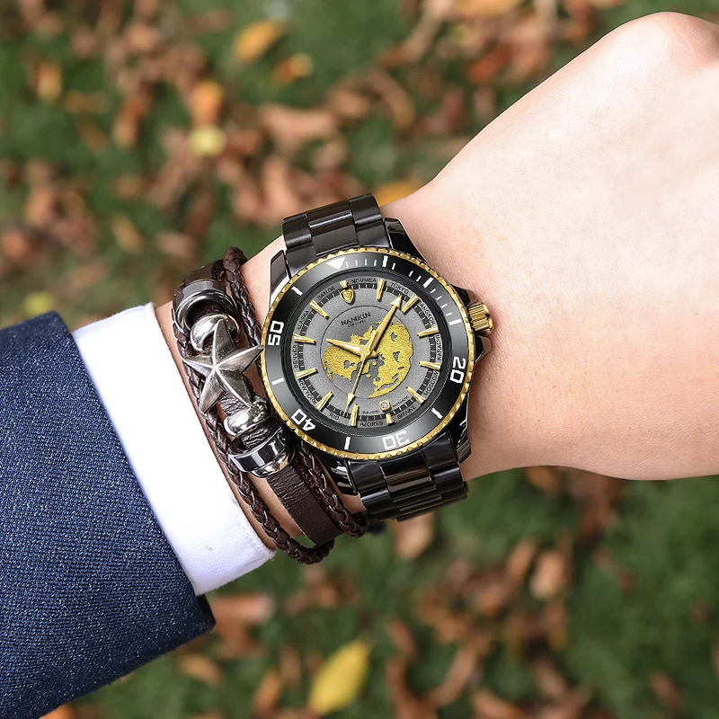 namkin brand black sport men ceramic bezel mechanical watches for men Luminous business waterproof luxury automatic mens watch
namkin brand black sport men ceramic bezel mechanical watches for men Luminous business waterproof luxury automatic mens watch