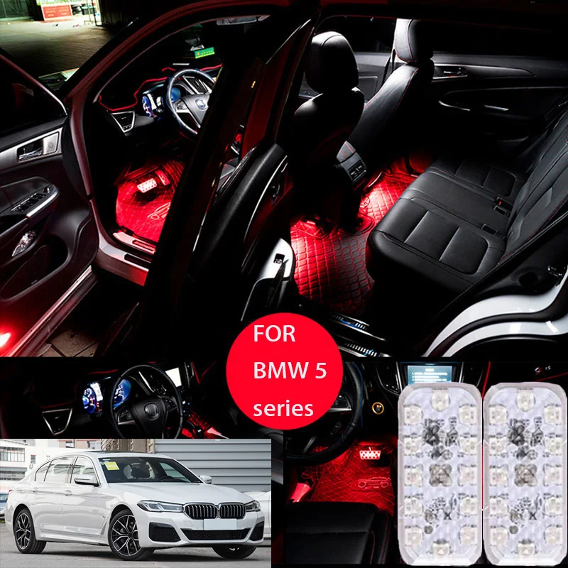 FOR Bmw-5series LED Car Interior Ambient Foot Light Atmosphere Decorative Lamps Party decoration lights Neon strips
FOR Bmw-5series LED Car Interior Ambient Foot Light Atmosphere Decorative Lamps Party decoration lights Neon strips