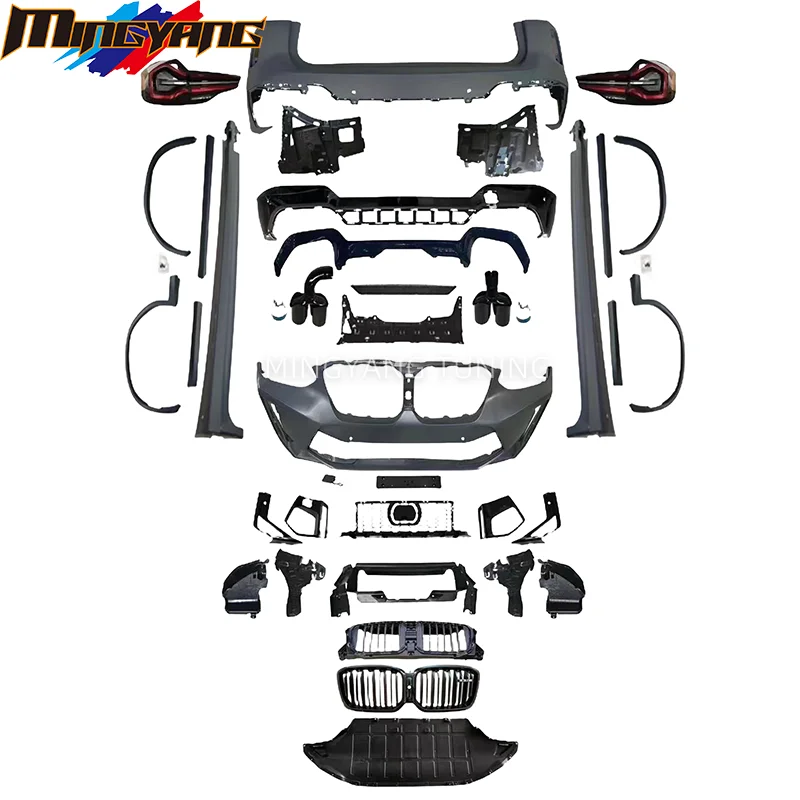 Car accessories 2022 F97 X3M accessories car parts Upgrade bodykit G01 X3 diffuser exhaust taillights For BMW X3 G01 body kit
Car accessories 2022 F97 X3M accessories car parts Upgrade bodykit G01 X3 diffuser exhaust taillights For BMW X3 G01 body kit