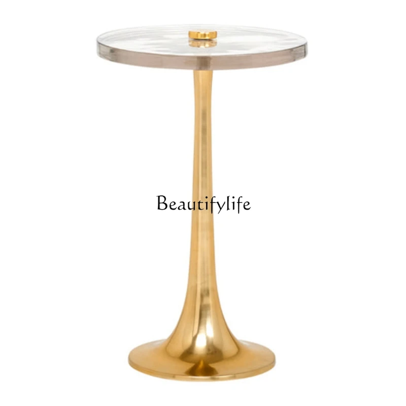 American Light Luxury Stainless Steel Small round Table Villa Club Minimalist Artistic Living Room Side Table
American Light Luxury Stainless Steel Small round Table Villa Club Minimalist Artistic Living Room Side Table