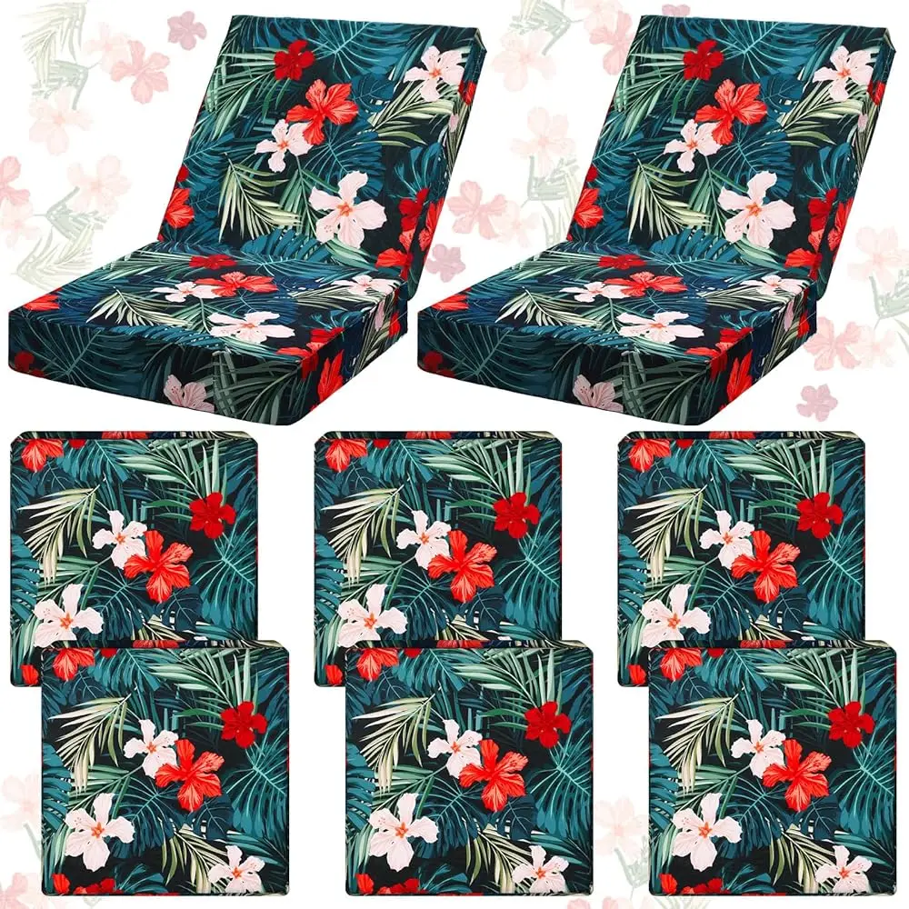 6 Pcs Patio Cushion Covers Square Chair Seat Slip Covers Waterproof Outdoor Cushion Replacement Water Repellent Slipcover With
6 Pcs Patio Cushion Covers Square Chair Seat Slip Covers Waterproof Outdoor Cushion Replacement Water Repellent Slipcover With