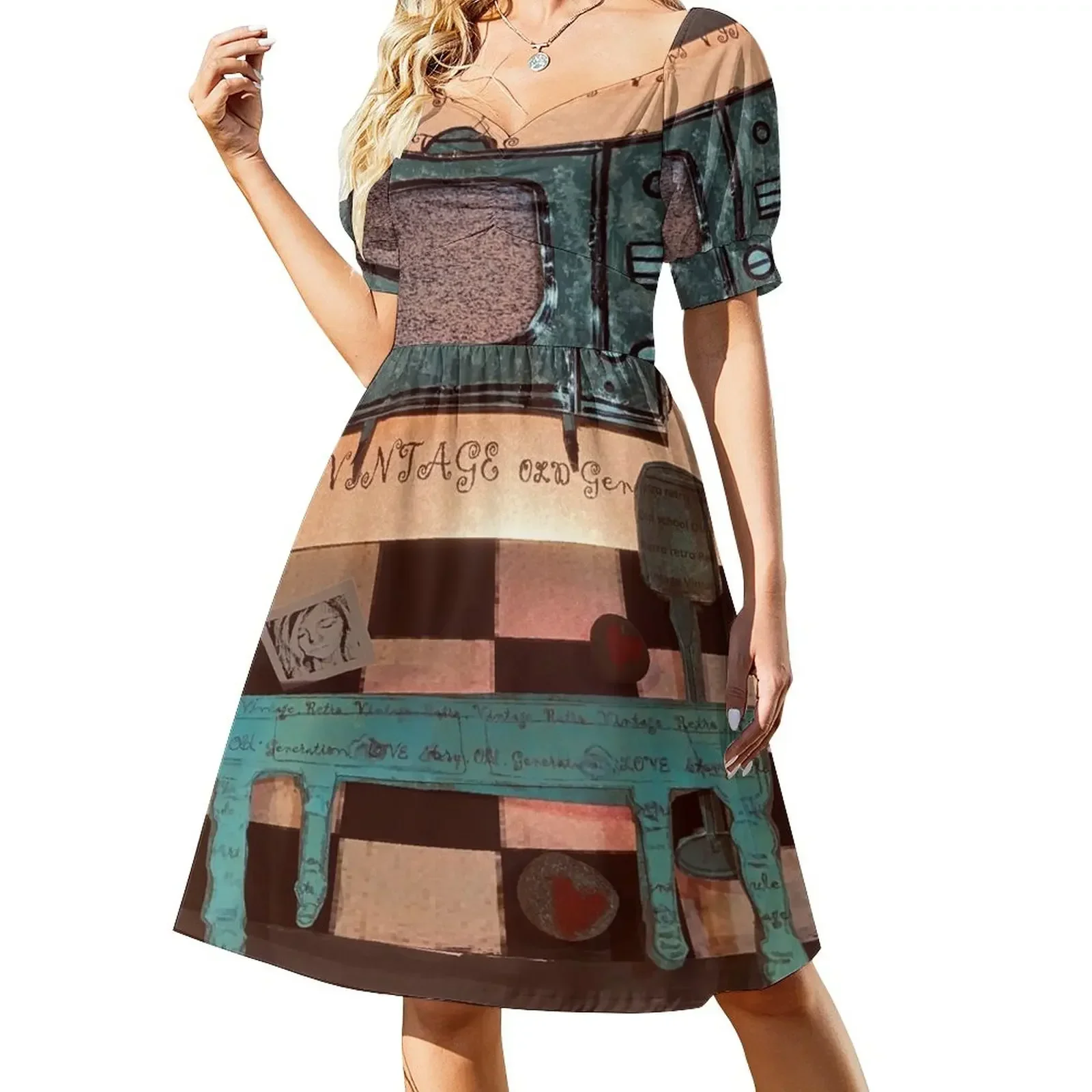 Old School Short-Sleeved Dress Female dress Dance dresses elegant women's dresses sale Dress
Old School Short-Sleeved Dress Female dress Dance dresses elegant women's dresses sale Dress