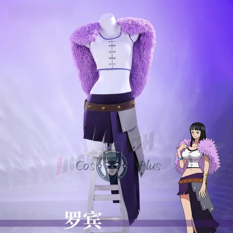 New Anime Nico Robin Cosplay Costume Woolen collar shawl Dress Uniform Halloween Party Carnival RolePaly Women Outfits
New Anime Nico Robin Cosplay Costume Woolen collar shawl Dress Uniform Halloween Party Carnival RolePaly Women Outfits
