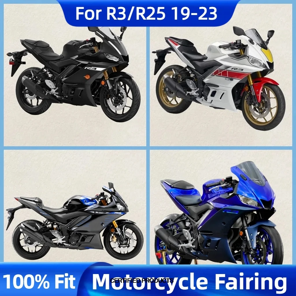 New Fairing Kit for YZFR3 YAMAHA 2019 2020 2021 2022 2023 YZF R3 R25 19 20 21 22 23 100% Fit Injection ABS Plastic Parts
New Fairing Kit for YZFR3 YAMAHA 2019 2020 2021 2022 2023 YZF R3 R25 19 20 21 22 23 100% Fit Injection ABS Plastic Parts