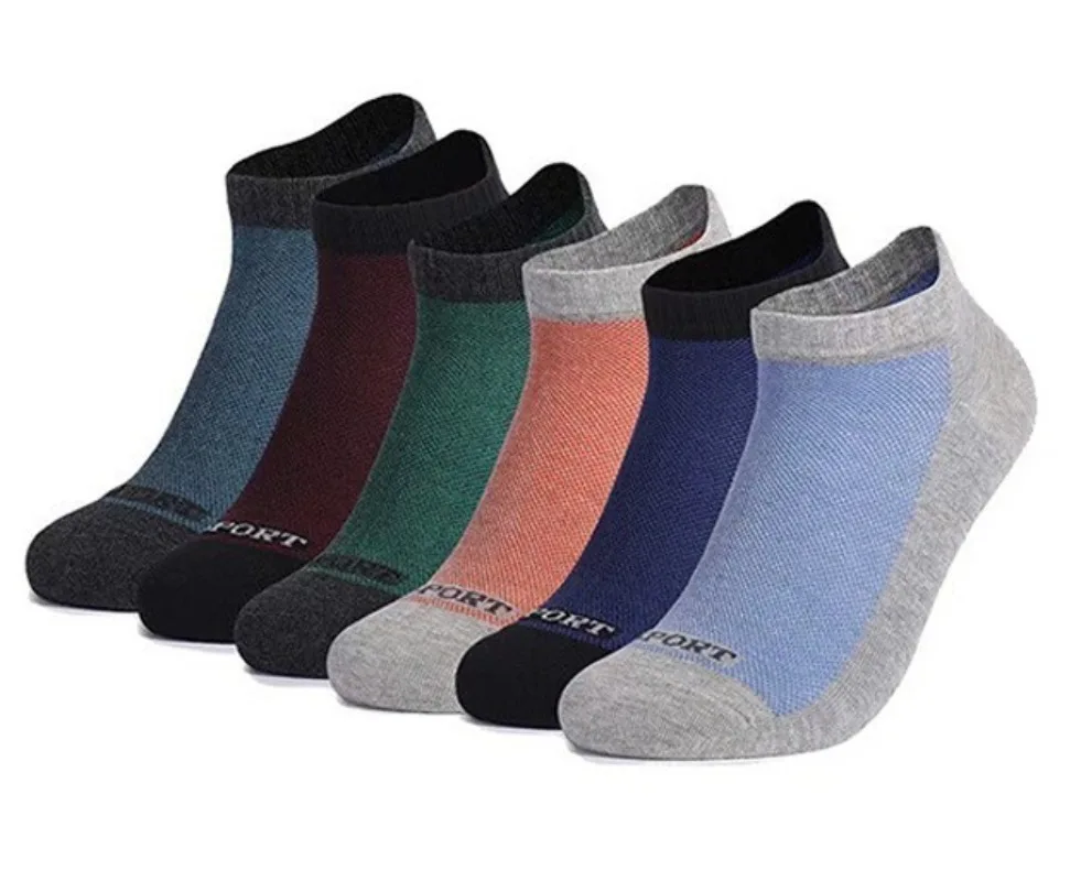 Повседневные мужские носки из чесаного хлопка с цветными блоками, впитывающие пот, четырехсезонные универсальные простые короткие носки больших размеров
Повседневные мужские носки из чесаного хлопка с цветными блоками, впитывающие пот, четырехсезонные универсальные простые короткие носки больших размеров