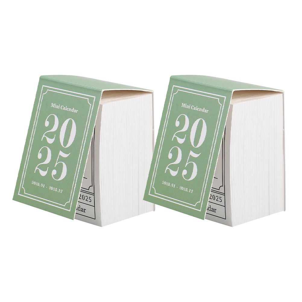 2Pcs Mini Calendar 2025 Tear-Off Daily Desk Calendar Creative Retro Design Small Desktop Planner for Office Home School Use
2Pcs Mini Calendar 2025 Tear-Off Daily Desk Calendar Creative Retro Design Small Desktop Planner for Office Home School Use