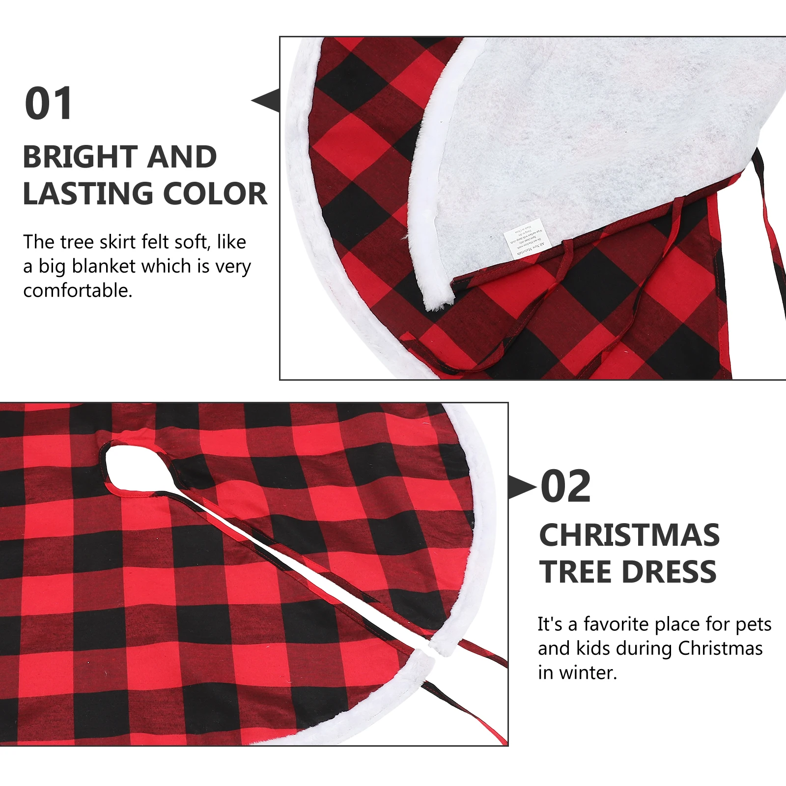 Christmas Tree Skirt Traditional Decor Xmas Trees Skirts Polyester Rustic Western Black
Christmas Tree Skirt Traditional Decor Xmas Trees Skirts Polyester Rustic Western Black