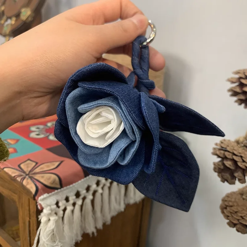 Keychain Handmade Cowboy Rose Pendant Fabric Hanging Decoration Couple Girl Birthday Gift
Keychain Handmade Cowboy Rose Pendant Fabric Hanging Decoration Couple Girl Birthday Gift