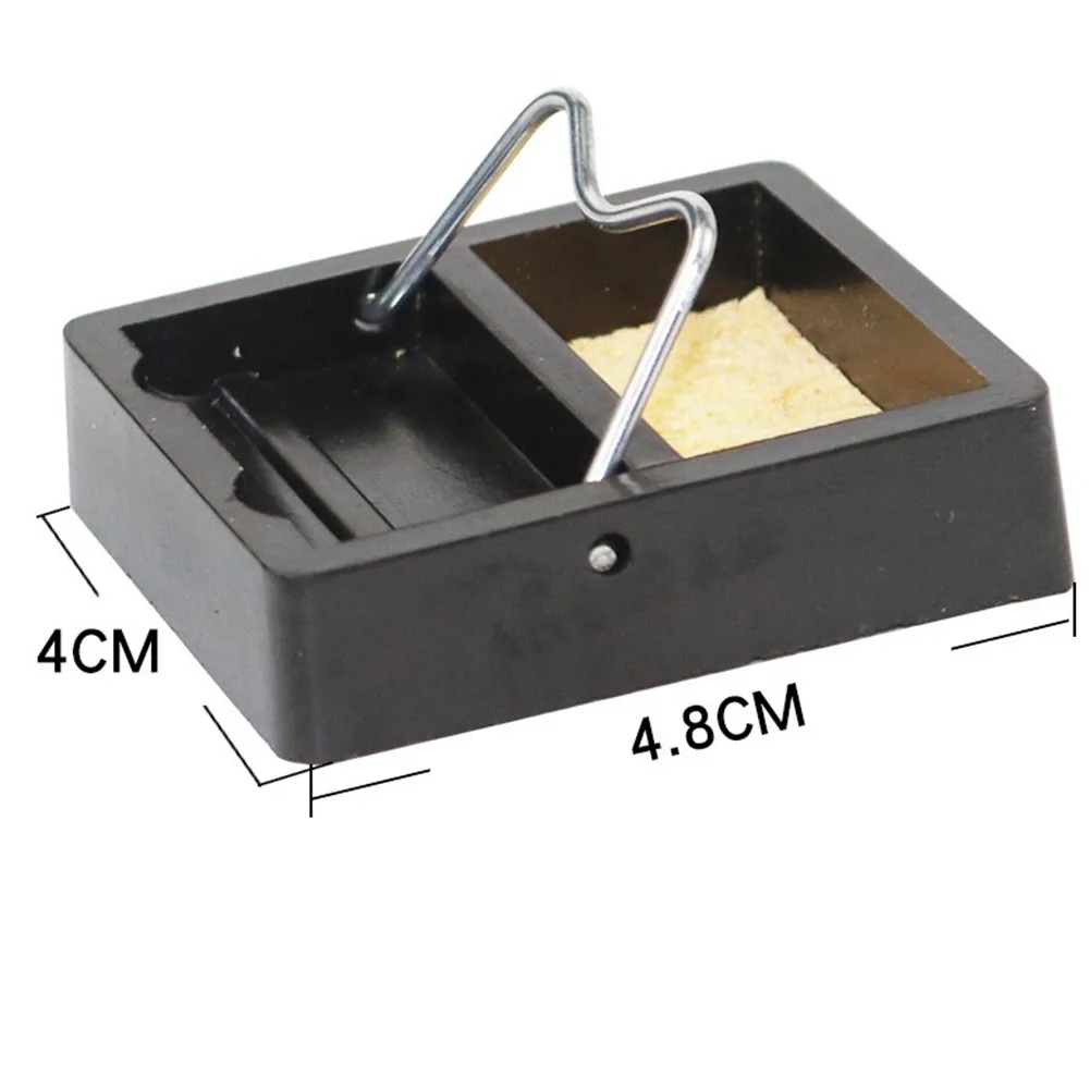 Electric Soldering Iron Support Iron Stand Holder Black High Quality 4.8cm*4cm For BGA Soldering Station Repair
Electric Soldering Iron Support Iron Stand Holder Black High Quality 4.8cm*4cm For BGA Soldering Station Repair