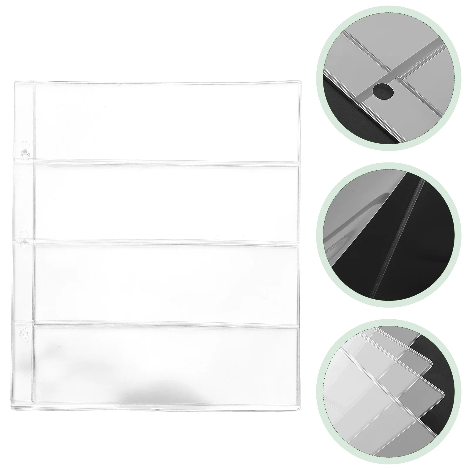 10pcs Currency Collecting Book Pages Clear Paper Sleeves Money Holder Pvc Material Banknote Album Storage Bill Binder Plastic
10pcs Currency Collecting Book Pages Clear Paper Sleeves Money Holder Pvc Material Banknote Album Storage Bill Binder Plastic