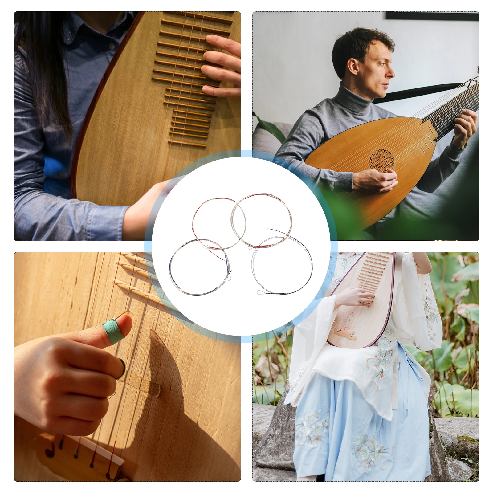 Pipa String Full Set Pipa Strings Pipa Strings Parts Durable Pipa Parts Pipa String Replacements 
Pipa String Full Set Pipa Strings Pipa Strings Parts Durable Pipa Parts Pipa String Replacements