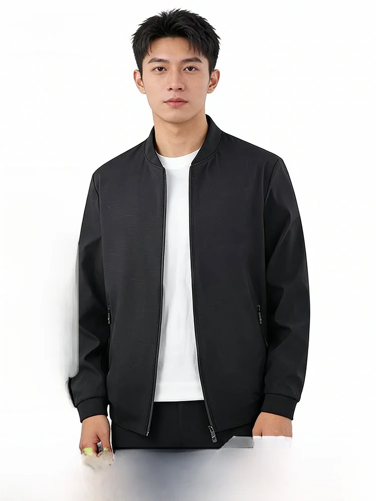 Snow Flying Men's Stand Collar Jacket Casual Smooth Fine Polyester Business Series Spring Autumn Outerwear Windproof
Snow Flying Men's Stand Collar Jacket Casual Smooth Fine Polyester Business Series Spring Autumn Outerwear Windproof