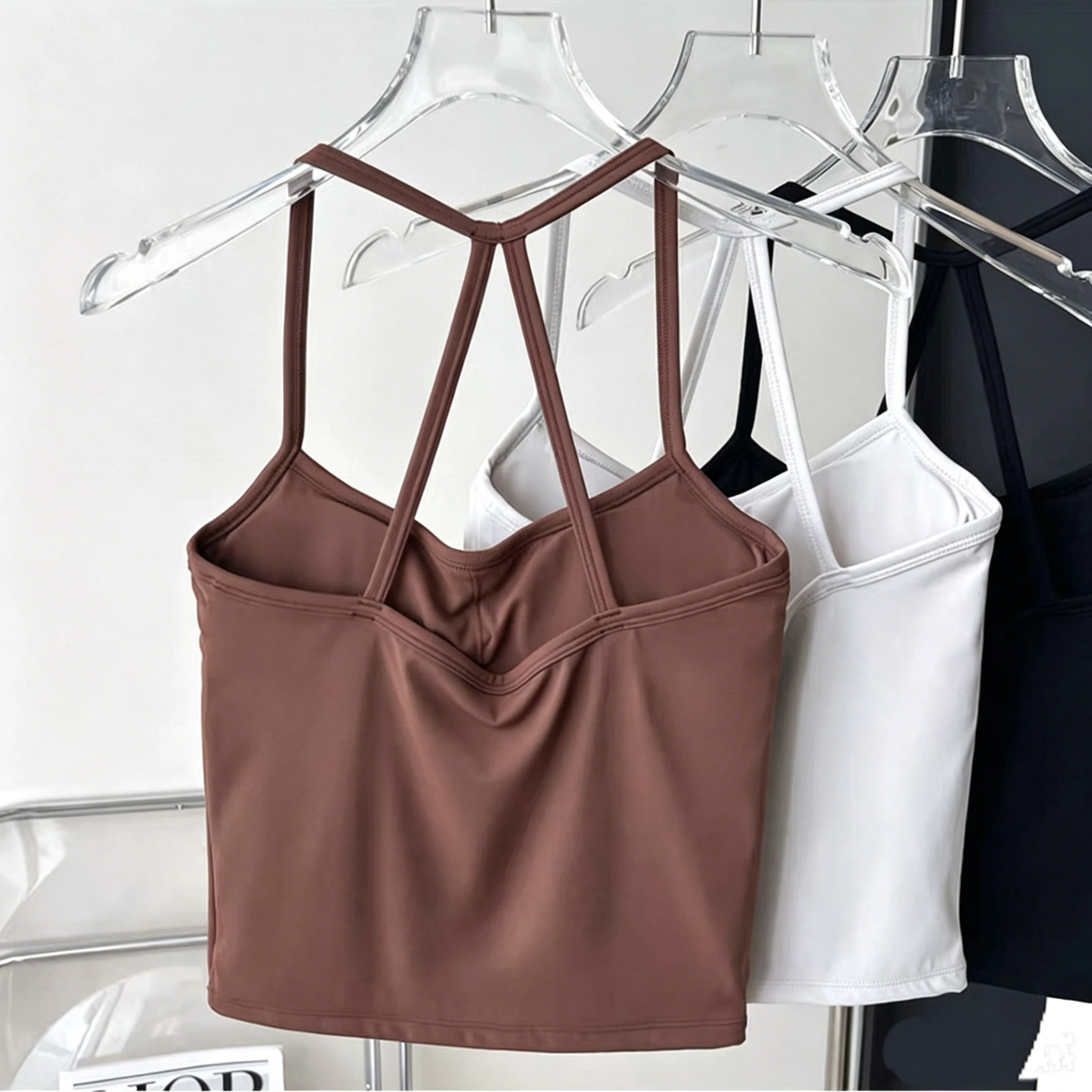 Women's Beauty Back Sleeveless Sports Bra, Outerwear Fitness Tank Top for Pilates Running Workout, Summer Yoga Vest
Women's Beauty Back Sleeveless Sports Bra, Outerwear Fitness Tank Top for Pilates Running Workout, Summer Yoga Vest