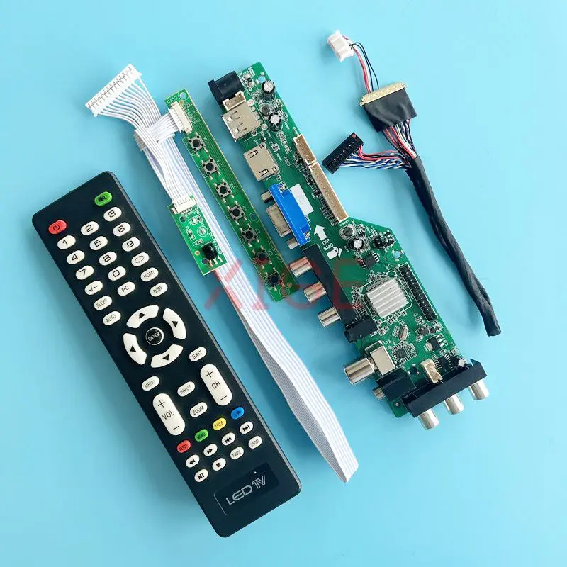 ЖК-драйвер для ноутбука, дисплей, цифровой сигнал DVB USB + DHMI + VGA + 2AV 40-Pin LVDS, DIY комплект 301*1600 900"
ЖК-драйвер для ноутбука, дисплей, цифровой сигнал DVB USB + DHMI + VGA + 2AV 40-Pin LVDS, DIY комплект 301*1600 900"