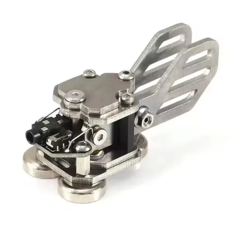 CW Morse Key Portable Telegraph Twin Paddle Electric Key Stainless Steel With Magnetic Base For Radio Users Button Dials Adjust
CW Morse Key Portable Telegraph Twin Paddle Electric Key Stainless Steel With Magnetic Base For Radio Users Button Dials Adjust