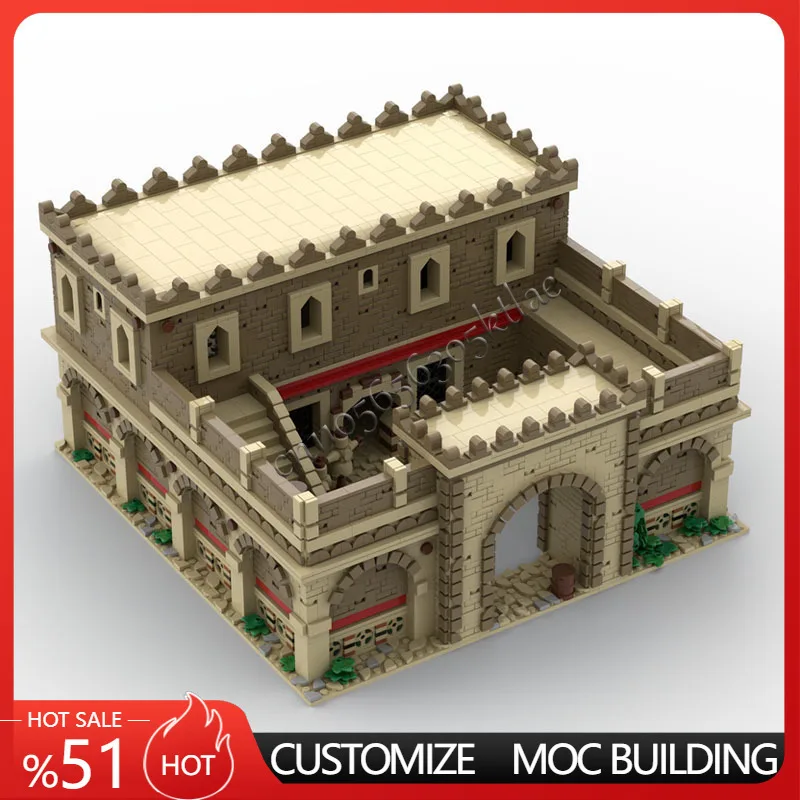 New 5399PCS Customized MOC Medieval Middle Eastern Barracks Building Model DIY Module Blocks Bricks Assembly Toy Holiday Gifts
New 5399PCS Customized MOC Medieval Middle Eastern Barracks Building Model DIY Module Blocks Bricks Assembly Toy Holiday Gifts