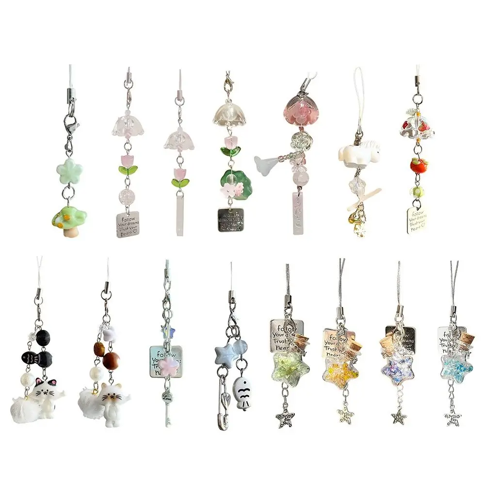 Handcrafted Beaded Wind Chime Keychain Unique Design Transparent Phone Lanyard Cute Pink Sakura Lightweight Resin Camera Charm
Handcrafted Beaded Wind Chime Keychain Unique Design Transparent Phone Lanyard Cute Pink Sakura Lightweight Resin Camera Charm