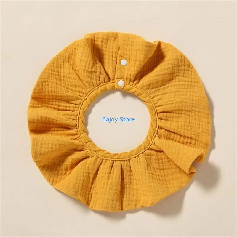 63HE Baby Saliva Towel 360 Degree Round Neck Feeding Bib 4-Layer Gauzes Water Absorbing Drooling Bib Toddlers Burping Cloth
63HE Baby Saliva Towel 360 Degree Round Neck Feeding Bib 4-Layer Gauzes Water Absorbing Drooling Bib Toddlers Burping Cloth