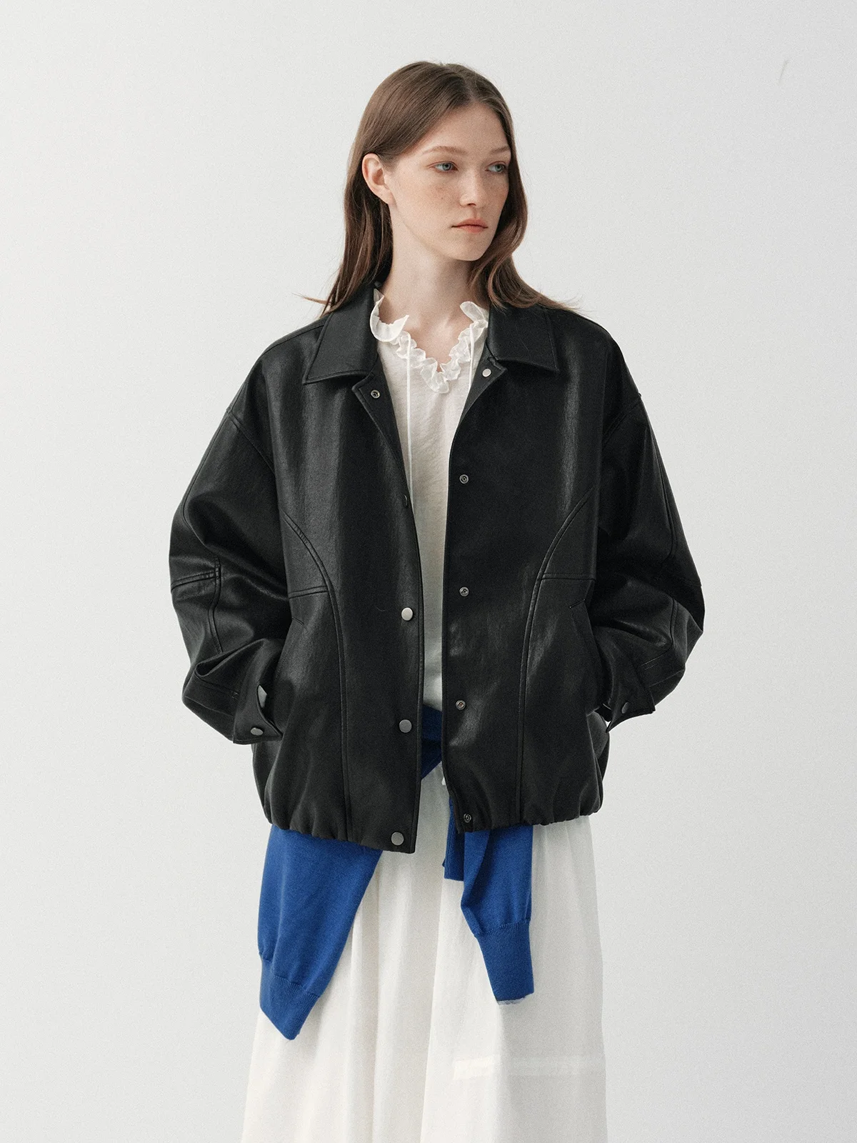 Классическая женская куртка из искусственной кожи в стиле тяжелой промышленности в стиле ретро Sle Bla ape, верхняя одежда для защиты окружающей среды, пальто
Классическая женская куртка из искусственной кожи в стиле тяжелой промышленности в стиле ретро Sle Bla ape, верхняя одежда для защиты окружающей среды, пальто