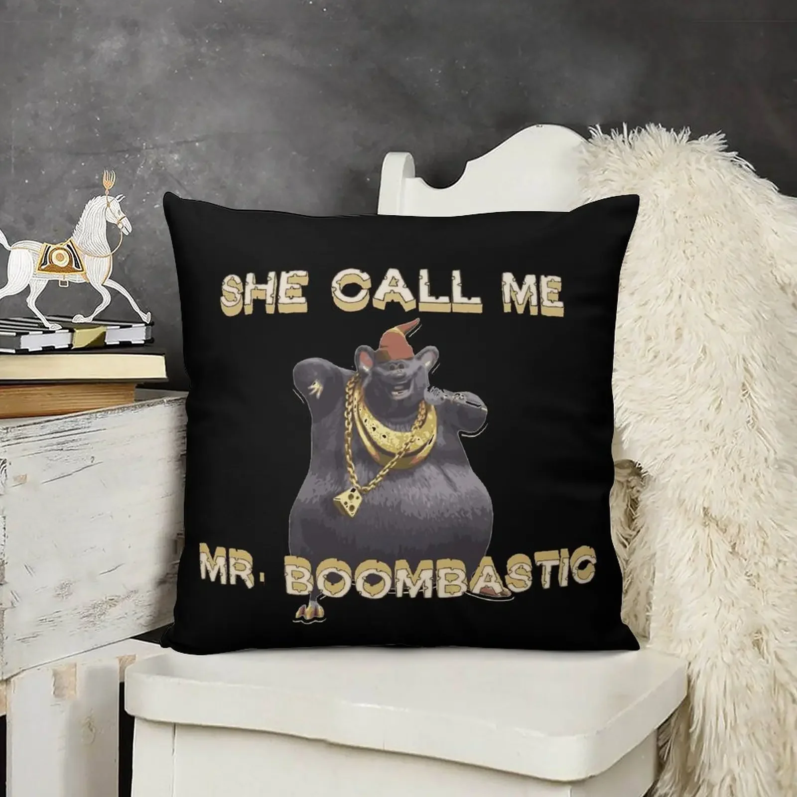 Biggie Cheese - She Call Me Mr Boombastic Throw Pillow Plaid Sofa Sofa Pillow Cover pillow
Biggie Cheese - She Call Me Mr Boombastic Throw Pillow Plaid Sofa Sofa Pillow Cover pillow