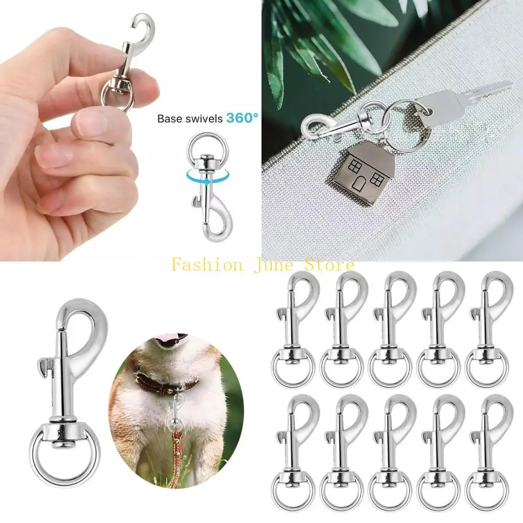 N5KA 10Pcs/lot Heavy Duty Zinc Alloy Dog Clips DIY Keychain Clasps for Bag Luggages
N5KA 10Pcs/lot Heavy Duty Zinc Alloy Dog Clips DIY Keychain Clasps for Bag Luggages