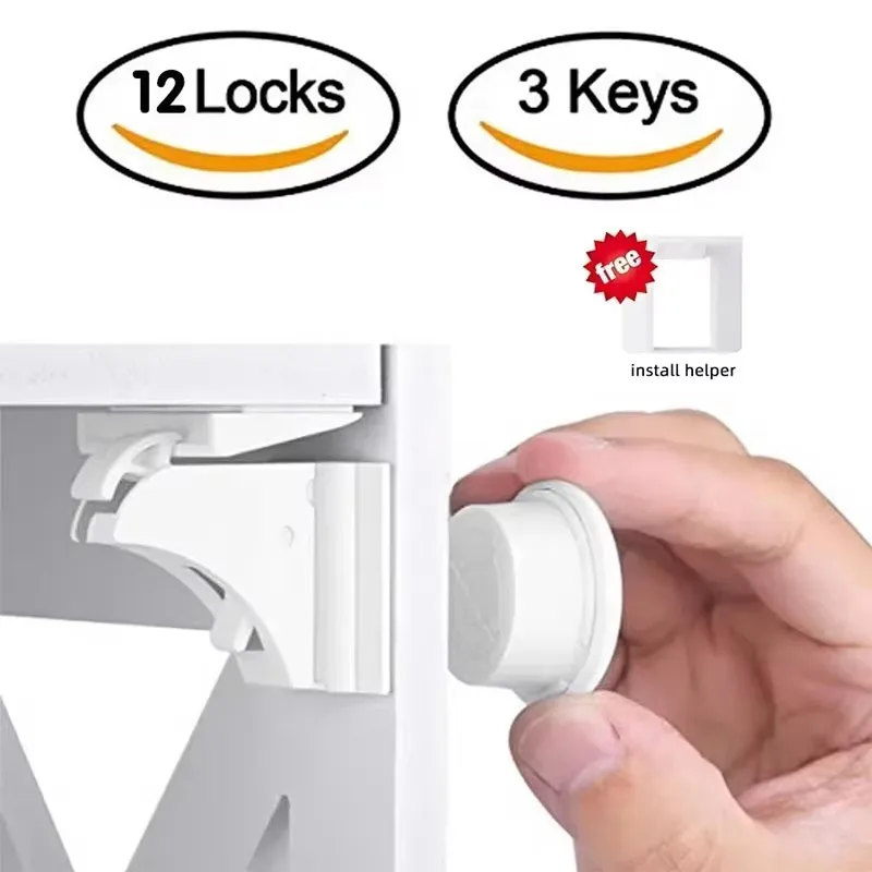 New Kids Safe Magnetic Children's Lock Ideal Drawer & Cabinet Door Safety for Babies & Toddlers & Children Magnetic Child Locks
New Kids Safe Magnetic Children's Lock Ideal Drawer & Cabinet Door Safety for Babies & Toddlers & Children Magnetic Child Locks