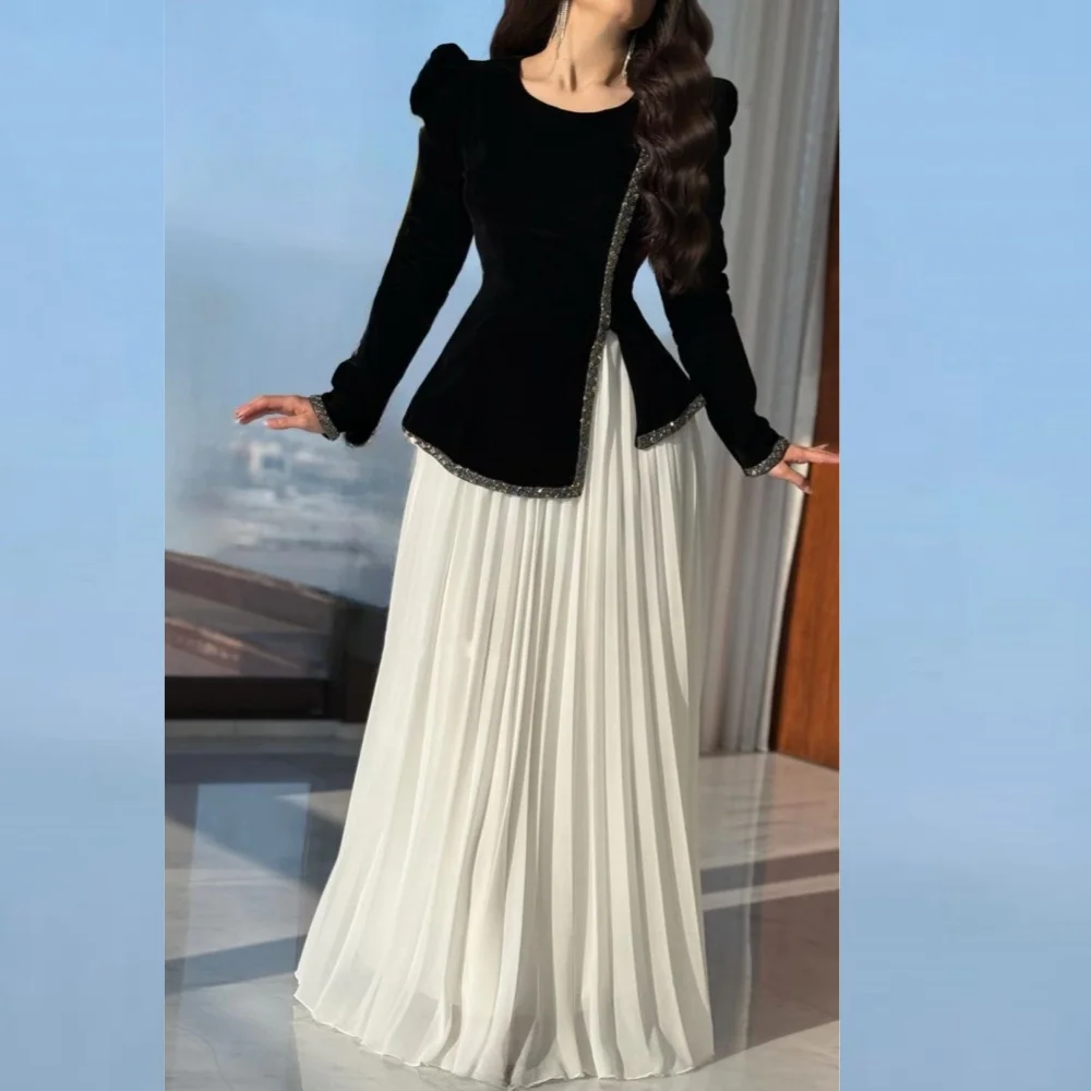 Customized Elegant Pleat Sequined A-line O-Neck Long Dresses Bespoke Occasion Quinceanera Formal High Quality
Customized Elegant Pleat Sequined A-line O-Neck Long Dresses Bespoke Occasion Quinceanera Formal High Quality