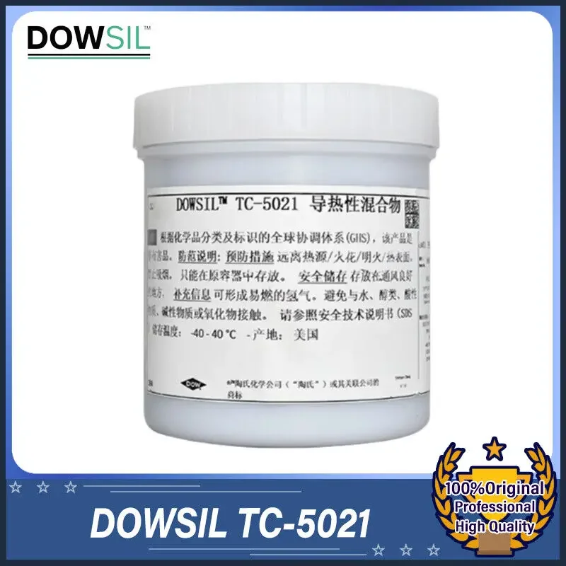 DOWSIL TC-5021 Thermally Conductive Gray Compound 1kg Dow Corning TC-5021
DOWSIL TC-5021 Thermally Conductive Gray Compound 1kg Dow Corning TC-5021