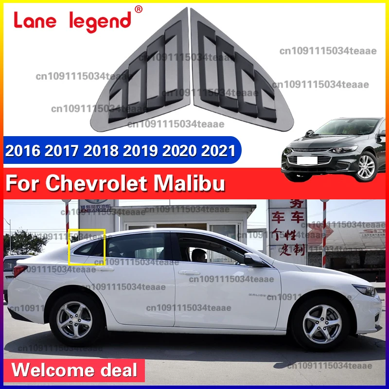 Car Rear Louver Window Side Shutter for Chevrolet Malibu 2016-2021 Cover Trim Blinds Sticker Air Vent Scoop Shades Body Kits
Car Rear Louver Window Side Shutter for Chevrolet Malibu 2016-2021 Cover Trim Blinds Sticker Air Vent Scoop Shades Body Kits