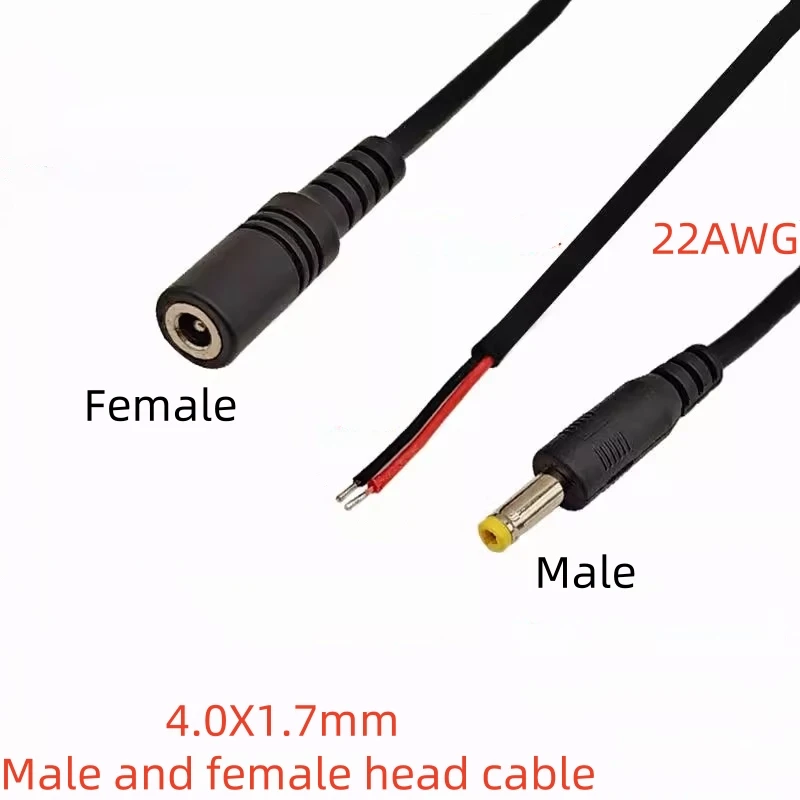 1PCS 5V9V12V power plug welding 4.0X1.7MM male and female head cable DC4.0X1.7MM DC connector
1PCS 5V9V12V power plug welding 4.0X1.7MM male and female head cable DC4.0X1.7MM DC connector