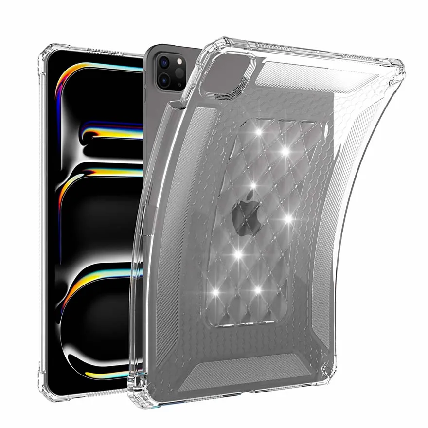 For iPad Air 13 2024 Case For iPad Pro 13 2024 Pro12.9" Tablet Case Anti Slip Heat Dissipation TPU Back Cover Protective Shell
For iPad Air 13 2024 Case For iPad Pro 13 2024 Pro12.9" Tablet Case Anti Slip Heat Dissipation TPU Back Cover Protective Shell