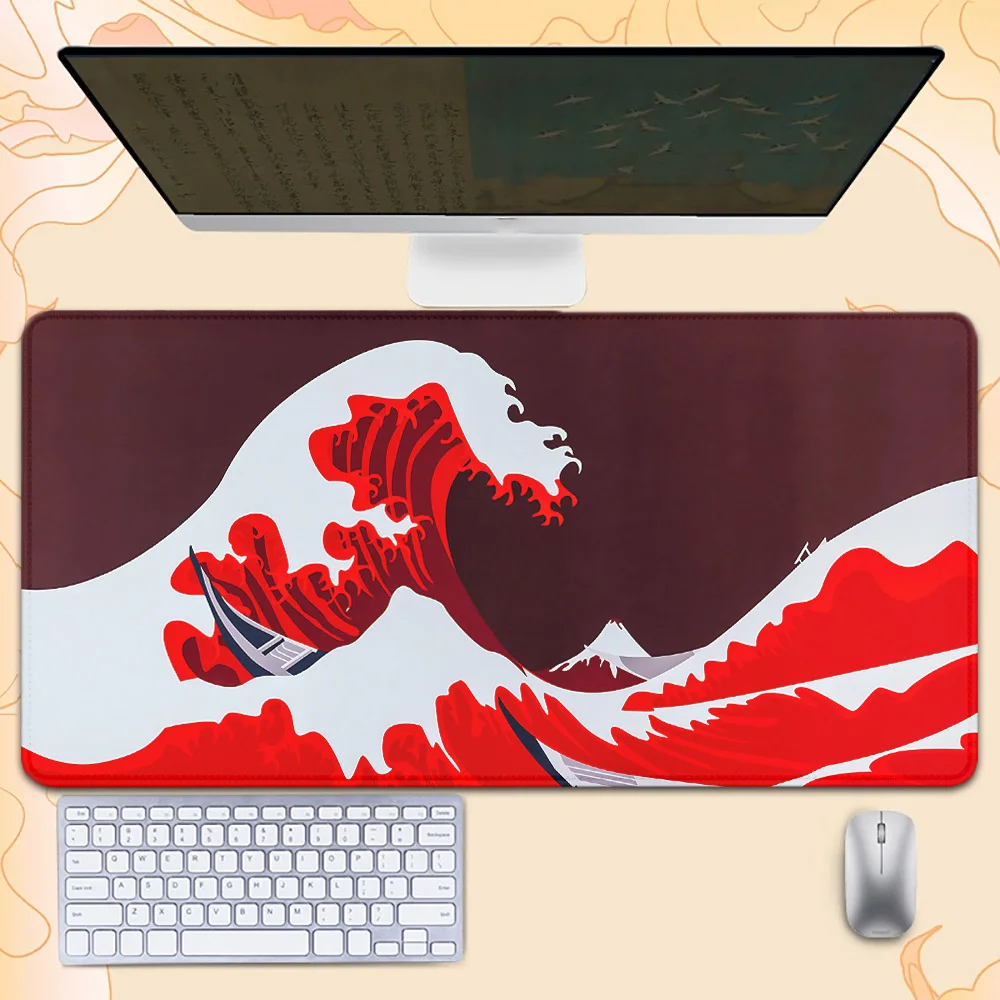 Large Mouse Pad Great-W-Waves Washable Non-slip Rubber Office And Gaming Computer Desktop Mat ,Desk Pad ,Computer Accessories
Large Mouse Pad Great-W-Waves Washable Non-slip Rubber Office And Gaming Computer Desktop Mat ,Desk Pad ,Computer Accessories